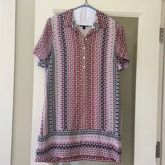 J. Crew Dresses & Skirts - Fully lined short sleeve shirt dress